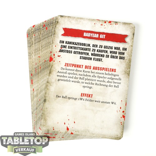 Blood bowl sonderkarten - bowl,