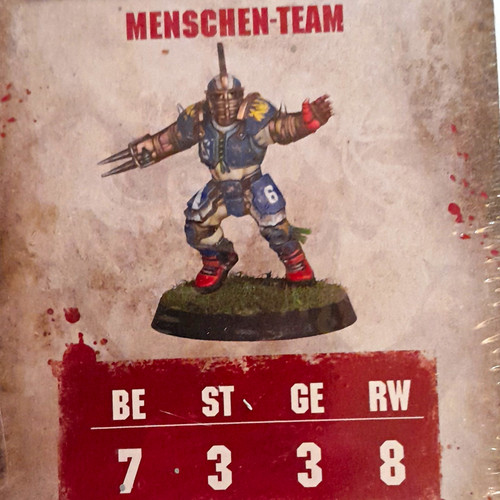 Datenkarten für blood bowl - blood,