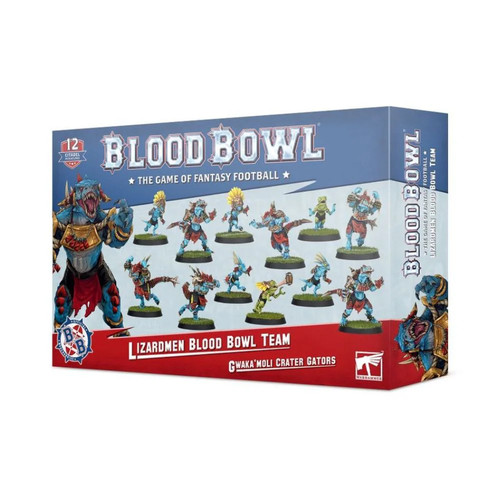 Blood bowl lizardmen team - bowl,