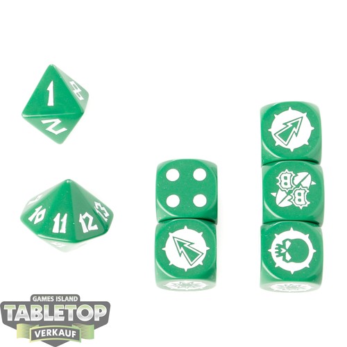 Blood bowl orcs dice - blood,
