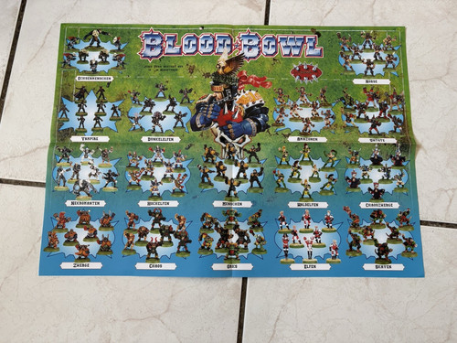 Poster blood bowl fantasy - bowl,
